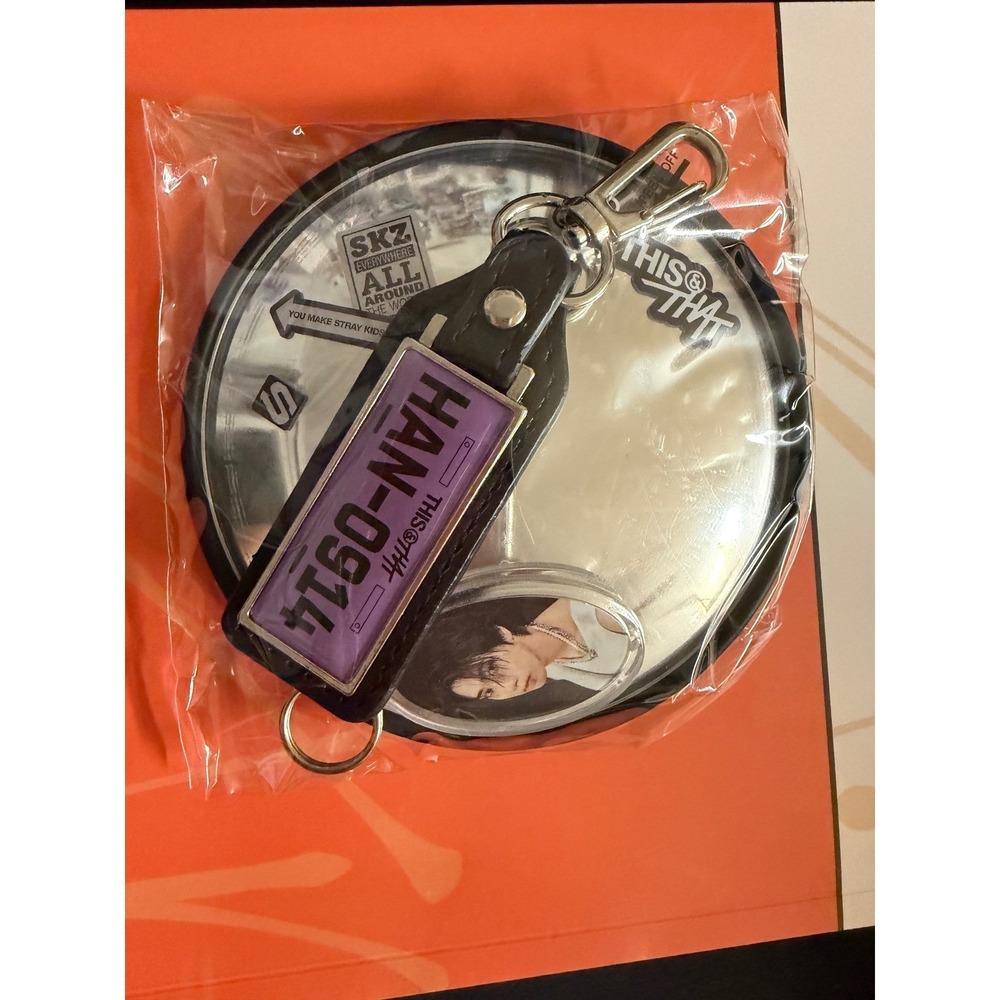 STRAY KIDS Han Ji Sung This & That Truck Version Mirror & Keychain Set